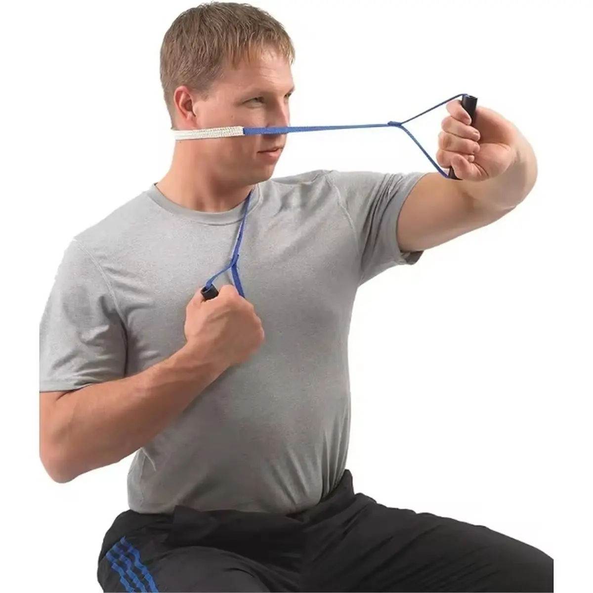 AA1876 Superior Neck Stretcher Strap Exercise Cervical Stretcher Belt for Recovery Self-Release Rehabilitation Strap