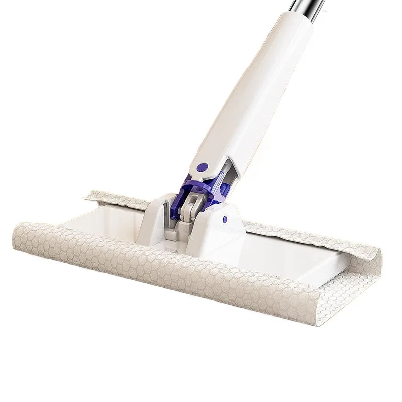 Cloth-covered Mini Desktop Mop Reuse facial cleansing cloths as mop wipes