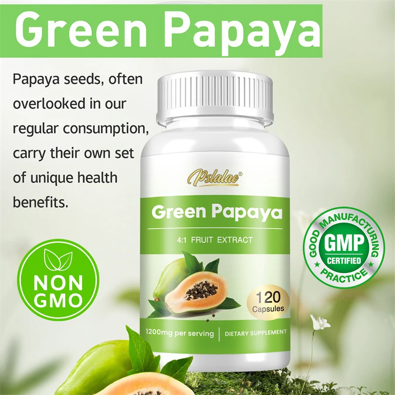 Green Papaya - Improve Digestion, Enhance Platelets, Intestinal Health - Rich in Papaya Digestive Enzymes