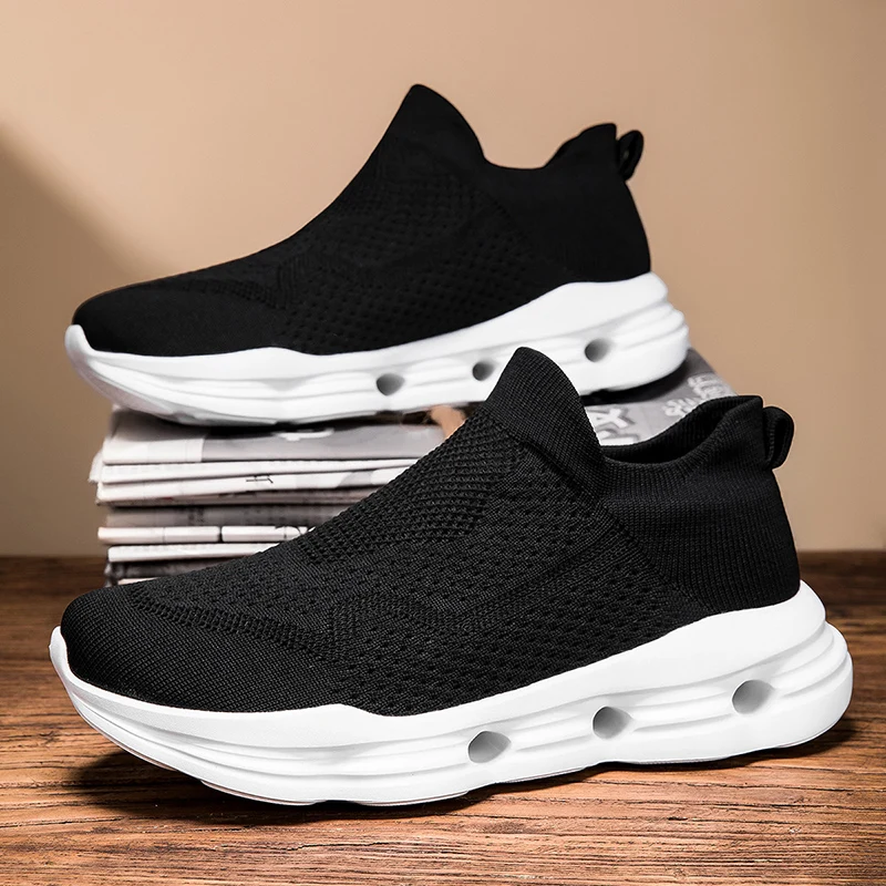 Men Running Shoes Comfortable Walking Shoes Sock Shoes Men Sneakers Slip On Loafers Sport Shoes Men Sneakers Casual Shoes male