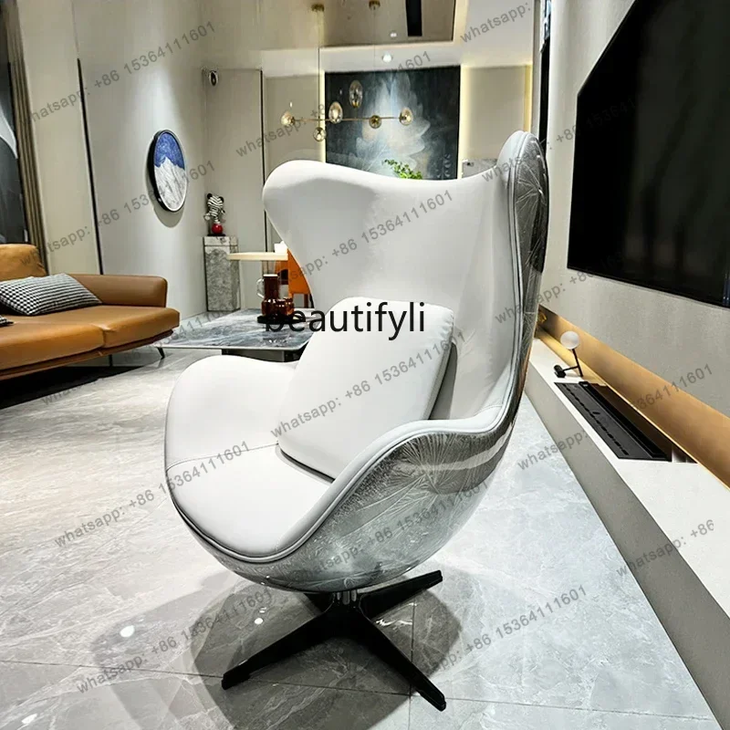 

XX39New modern minimalist luxury art leisure sofa creative chair computer chair designer eggshell chair rotating