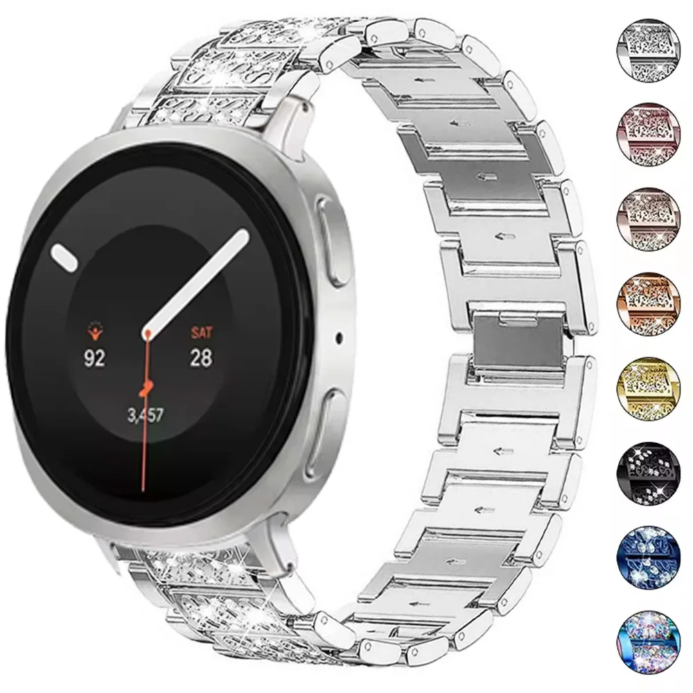 Damen-Diamantarmband für Samsung Galaxy Watch 9/8 40mm 44mm 8 Classic 46mm Armband für Galaxy Watch Ultra 2 47mm Uhrenarmband Correa