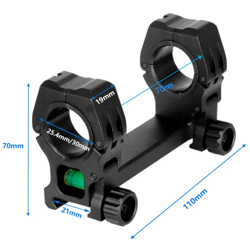 

25.4/30 mm sight tube clamp, trailing integrated bracket Siamese bracket, aiming tube, aluminum alloy aiming clamp