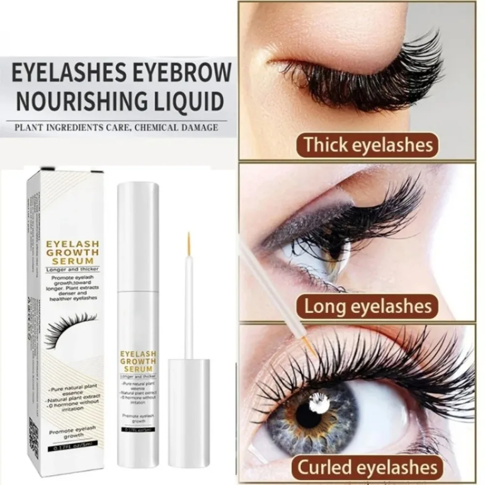 New Fast Growth Eyelash Growth Serum Natural Fuller Growth Essential Oil Thicker Longer Eyelash Nutrition Liquid Eyelash