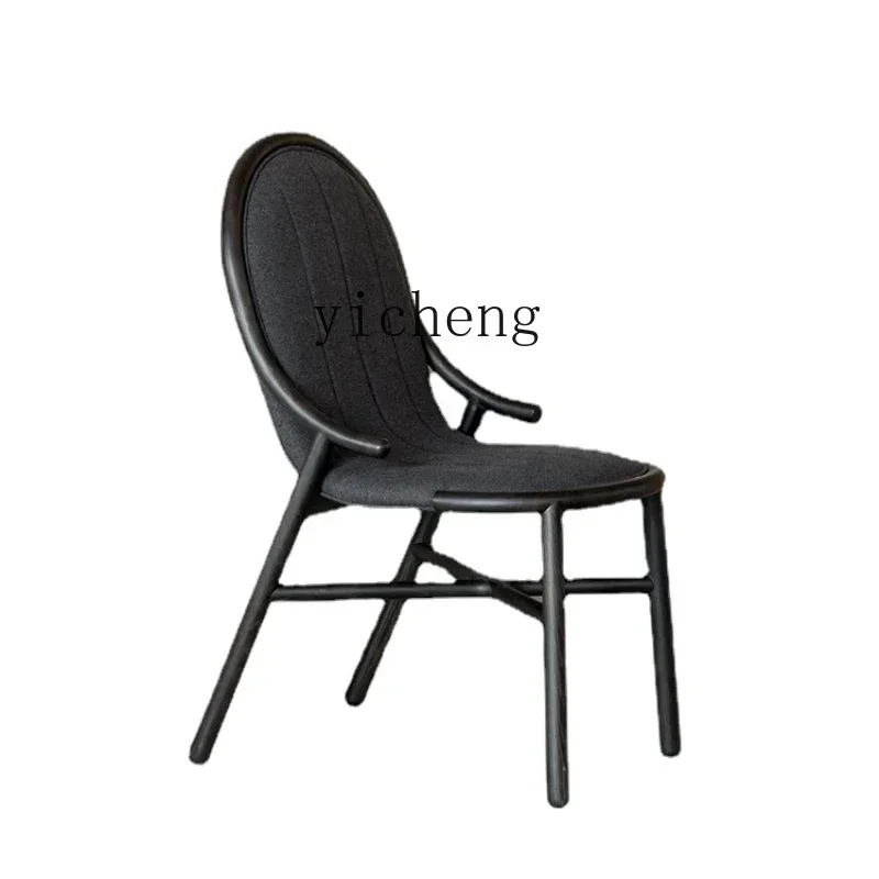 SFY Solid Wood Soft Bag Dining Chair Armchair Nordic Creative Furniture Computer Chair Armchair