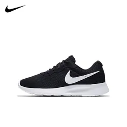 Nike Tanjun Męskie i damskie buty do biegania Antypoślizgowe niskie trampki Oddychające czarne trampki Oreo unisex812654-001