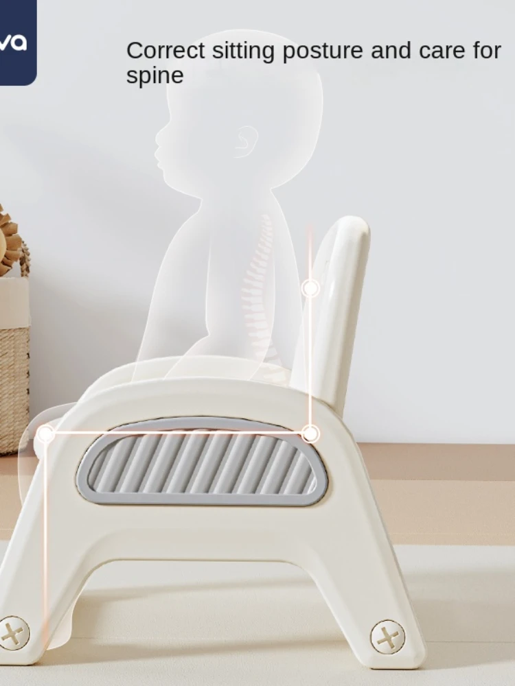 Yy-Tabouret rembourré pour enfants, chaise de salle à manger pour bébé, petit fauteuil en plastique