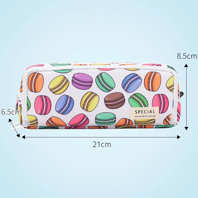 Pencil Case Large Storage Pensil Bag Pouch Marker 3 Compartment Stationery Pen Collect Holder for Adults Office Organizer Gifts