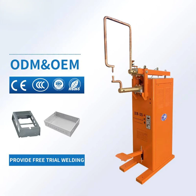 New Adjustable Time Good Repeatability Easy Operation Maintenance Lightweight Pedal Type Resistance Spot Welding Machine