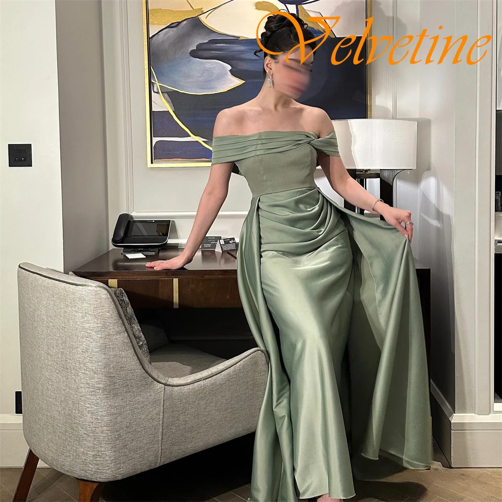 Robe de soirée gracieuse personnalisée à manches courtes, col bateau, robes de bal délicates avec traîne de balayage, robes d'occasion spéciale