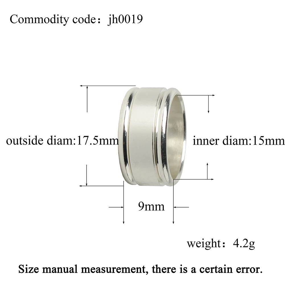 10pcs/lot silver metal decorative rings for tobacco pipe decorations, for pipe body and mouthpiece decorations，silver plated