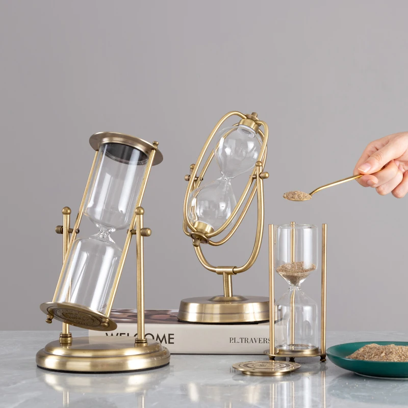 Modern minimalist hourglass timer
