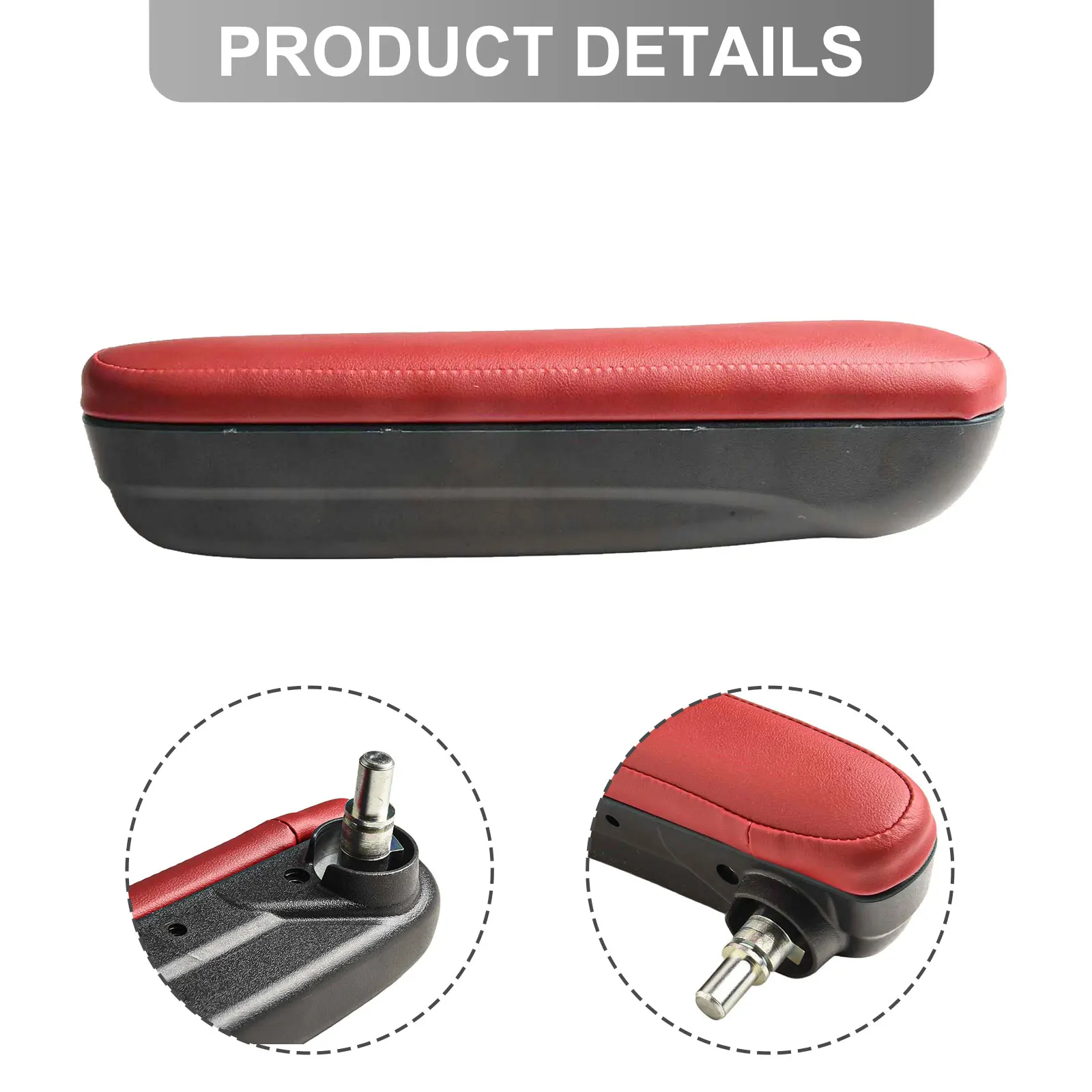 

Подлокотник переднего сиденья, левая встроенная запасная часть для FIAT 500 2016 2019, OEM 6BV31KRLAA, изготовленная из АБС-пластика и кожи