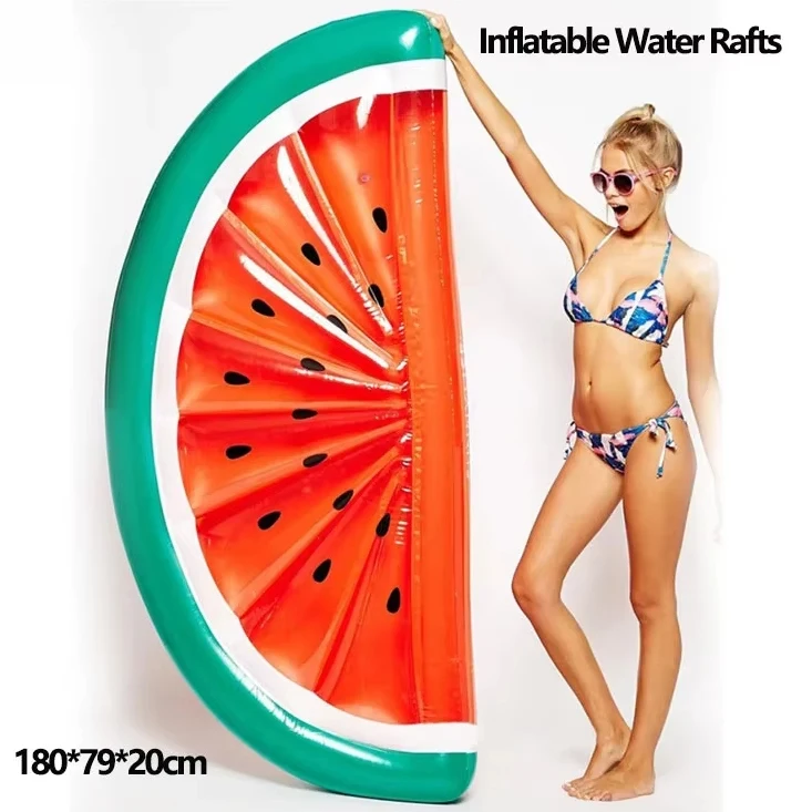 

180cm Watermelon Floating Bed Large Size for Summer Pool PVC Water Inflatable Floating Row