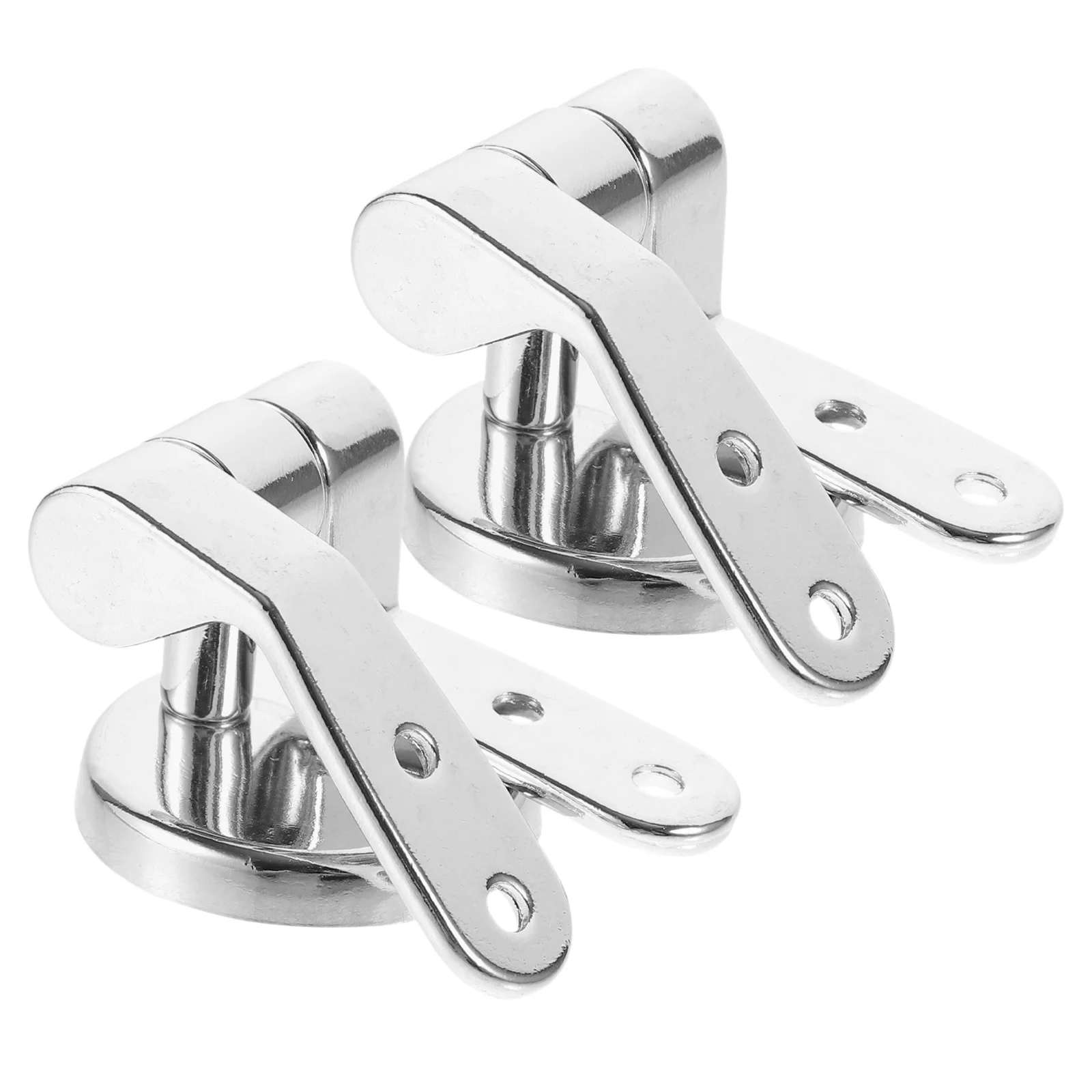 

1 set 1 Set Stainless Steel Adjustable Toilet Seat Hinge Replacement Parts Universal Fit Quiet Close Fixings Screws Bolts