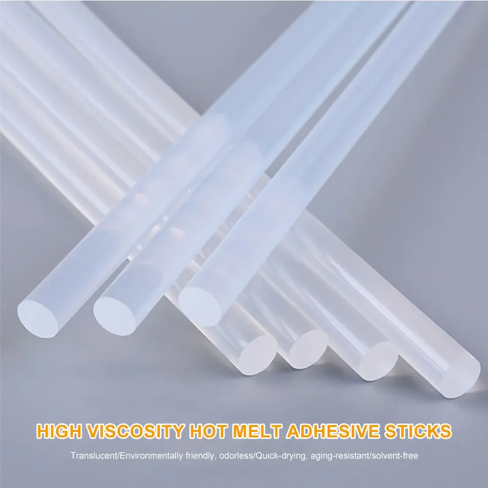 20pcs Hot Melt Glue Sticks Good Adhesion 7mmx18cm/7mmx27cm High Viscosity DIY Arts for Crafts for Art & Craft Repair Decoration