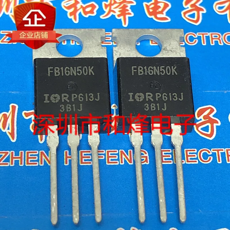 5PCS-10PCS FB16N50K IRFB16N50K  TO-220 500V 17A  New And Original On Stock