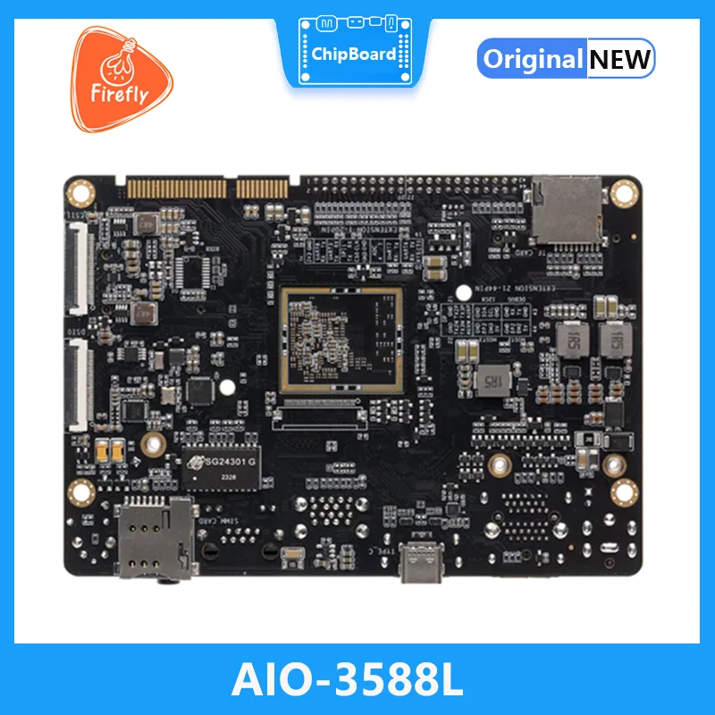 AIO-3588L main board Powered by Rockchip RK3588 a new-gen flagship octa-core 64-bit processor 2.4GHz New