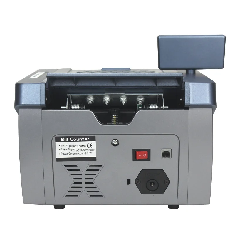 Mult-Currency Money Counter Machine USD EURO Banknotes Detector with Rotatable Display Bank Cash UV/3MG Bill Counters