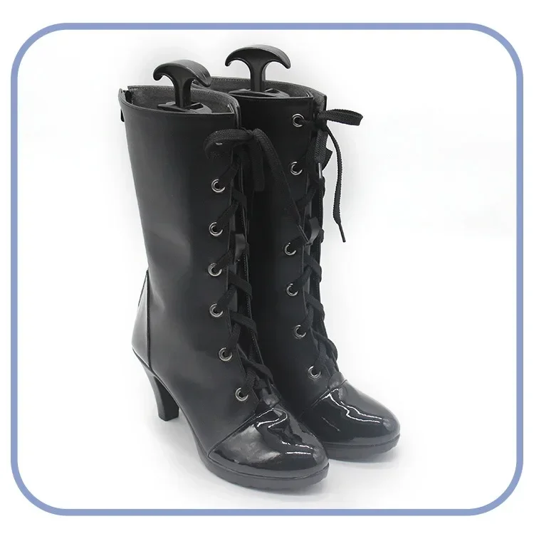 Game Identity V Psychologist Ada Mesmer Cosplay Shoes PU Leather Shoes Halloween Carnival Boots Props Custom Made