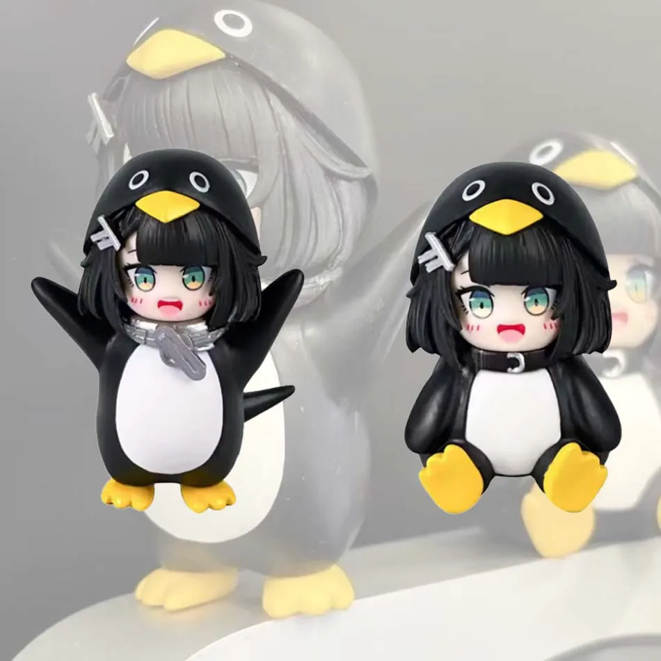 Neue Arknights Endfield Pengmin Figuren 6-8cm PVC Kleine Cosplay-Modelle Anime-Sammlung Schreibtisch-Dekoration Geburtstagsgeschenk