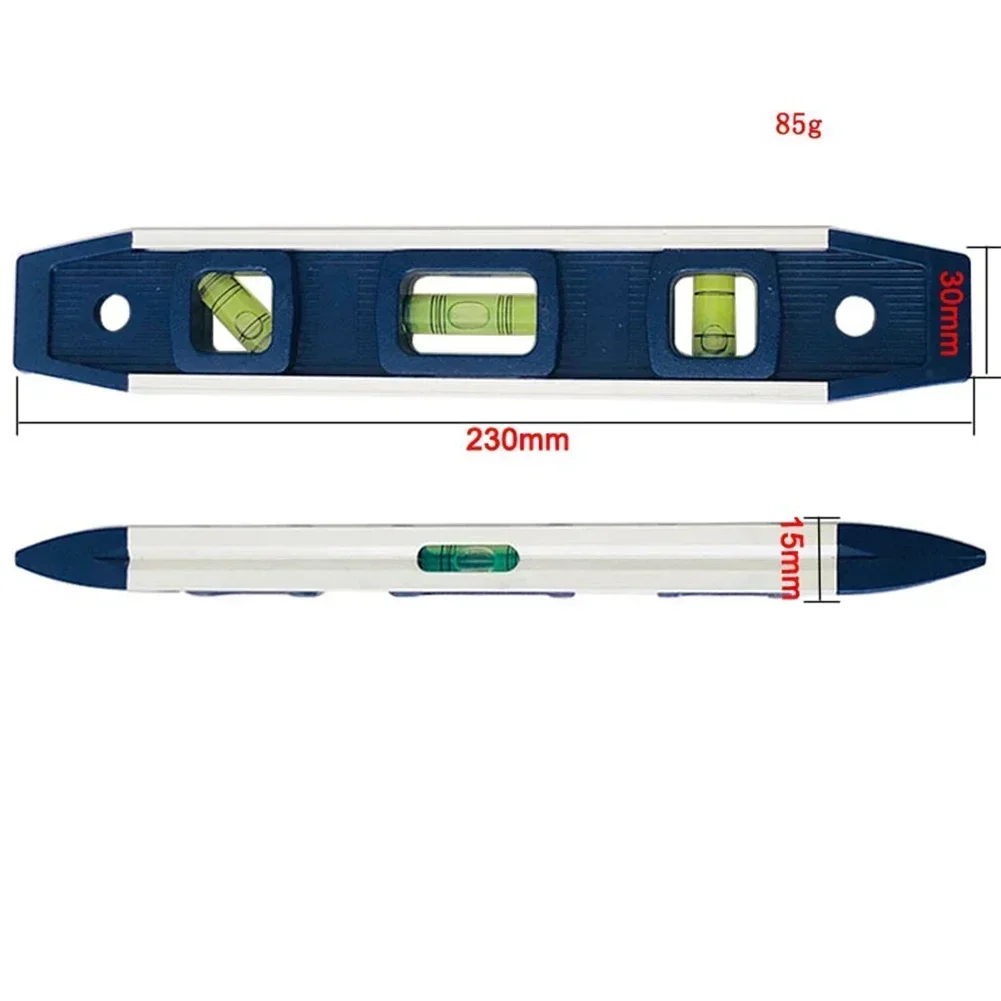 1pc High PrecisionLevel Magnetic High Bearing Ruler Lever Bubbles Rustproof Horizontal RulerLevel Balance Ruler