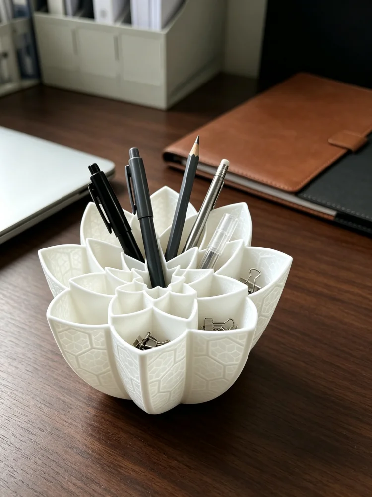 ที่ใส่ปากกาทรงดอกบัวที่สวยงามโ - Stationery And Office Supply Stores บทวิจารณ์และราคา