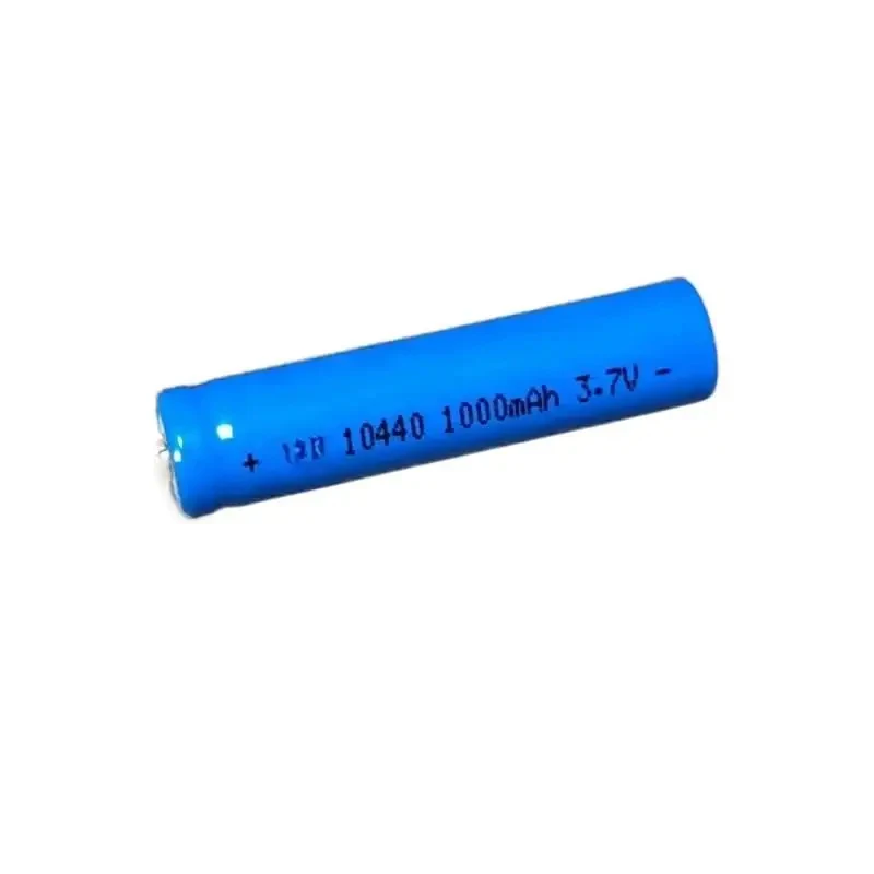 10pcs for 10440 lithium battery no. 7 flat head pointed head 1000mah electric toothbrush shaver flashlight 3.7v lithium ion aaa