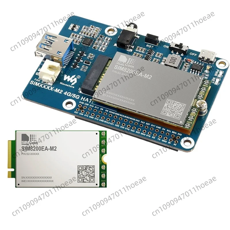 

5G/4G communication expansion board SIM8202G/SIM8262E full Netcom 5G M.2 communication module