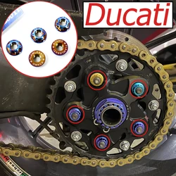 FLAWLESSTI M10X1.0 Gr5 Titanium Sprocket Nut Pitch For Ducati Streetfighter Panigale V2 V4 Monster  SuperSport Diavel