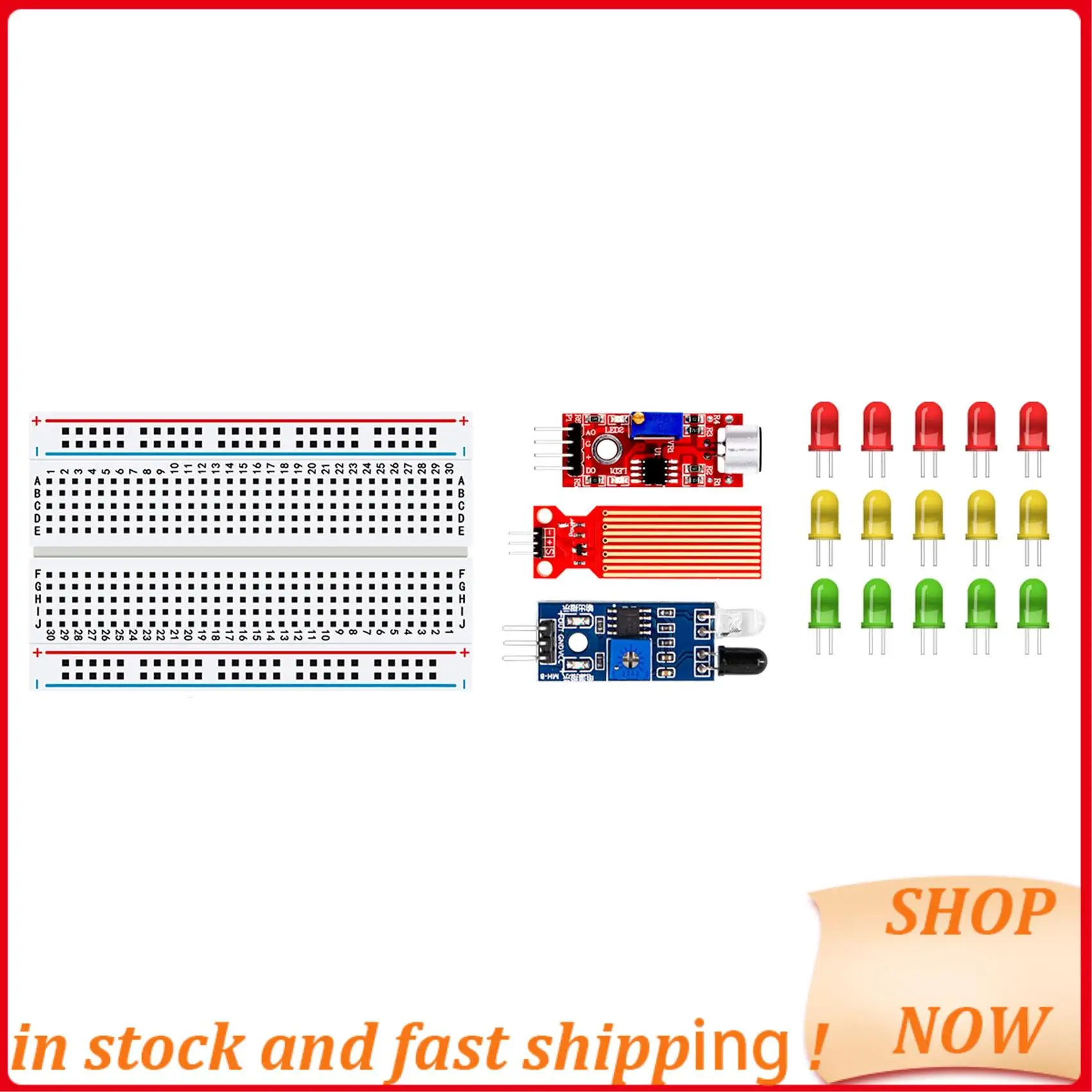 

Suitable For Arduino Uno R3 DIY Kit Capacitor/Bridge/Breadboard Starter Kit HOT!