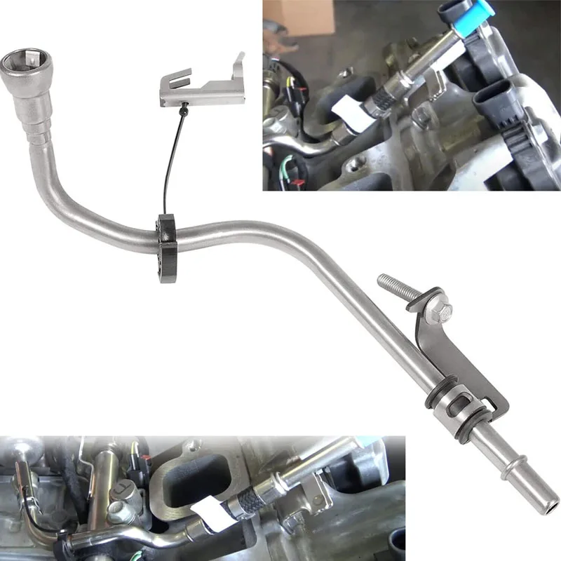 

12663577 Fuel Feed Pipe with Bolts Compatible with GM LT4 Fuel System, Fits for BTR Trinity LT1 Intake Installation