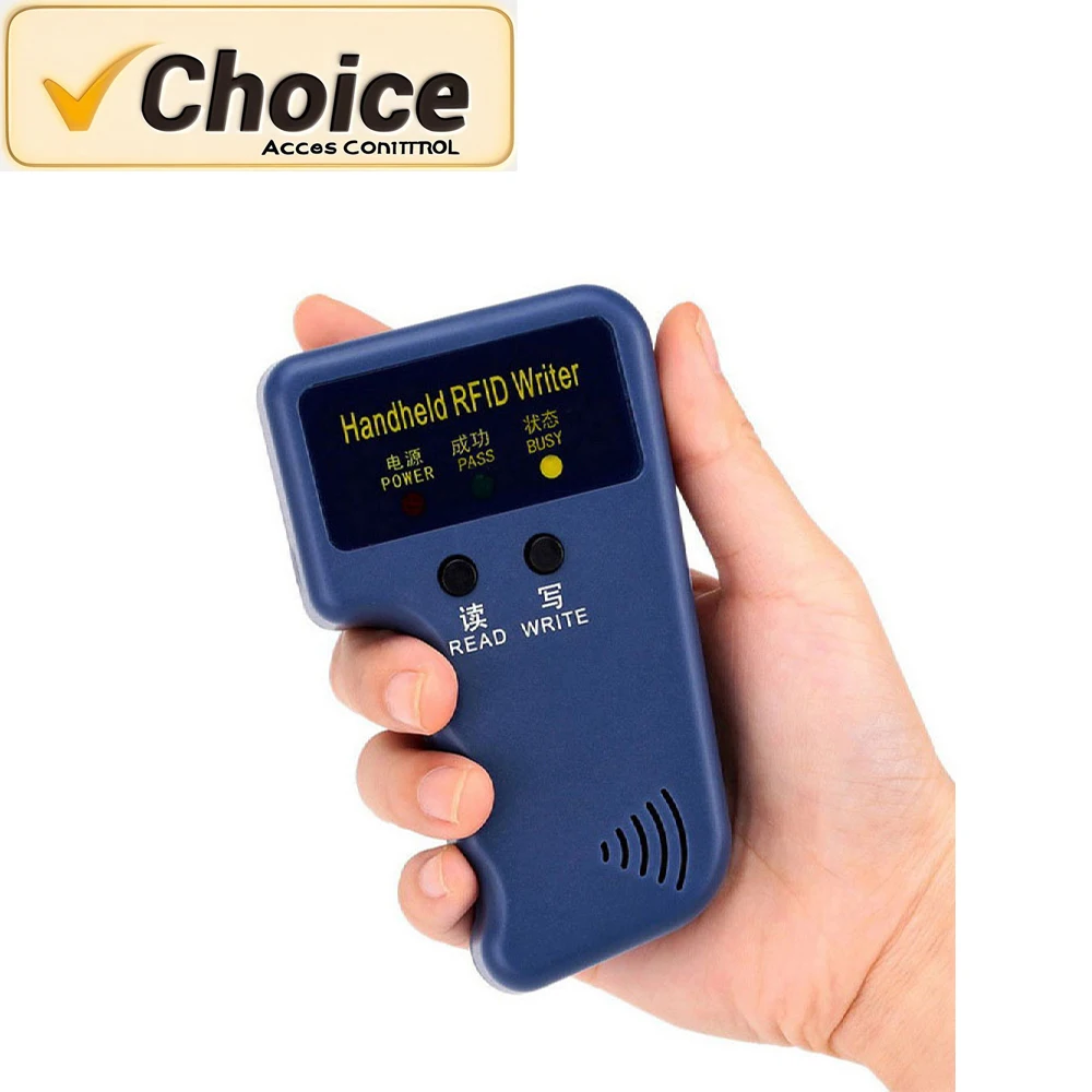 125KHz Handheld RFID Cloner & Encoder USB/TTL, Certified ID Card Programmer Access Control Systems, Offline Portable Duplicator