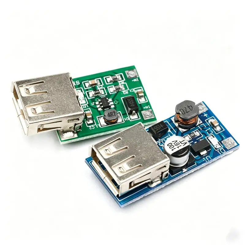 1Pcs USB Output Charging Circuit Board DCDC 0.9V-5V To 5V 600MA Power Bank Charger Step Up Boost Converter Supply Voltage Module
