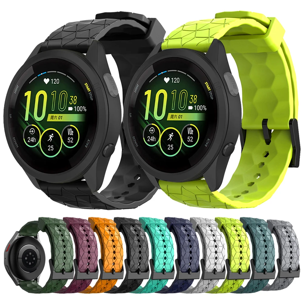 20mm 22mm Silikonarmband für Garmin Forerunner 165 265 255 Musik Vivoactive 4 5 6 Armband für Garmin Venu 3 Sq 2 Plus Armband