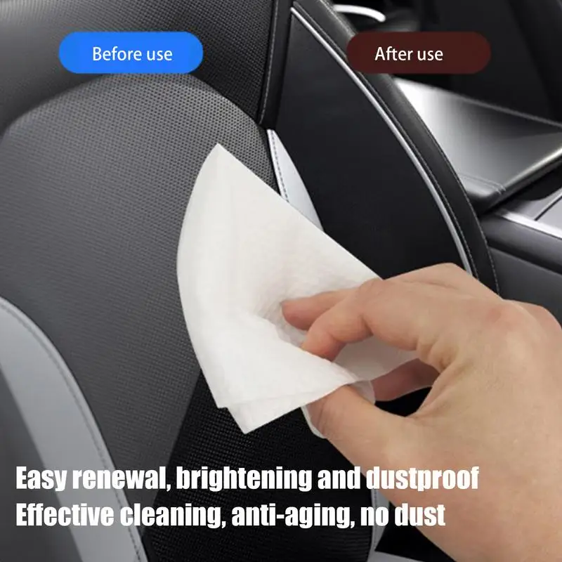 Lingettes nettoyantes en cuir pour l'intérieur de la voiture, livres efficaces, toutes vos voitures