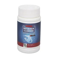 100PCS Denture Cleaning Tablets Removes Odor Oral Cleaning Retainer Cleaner for Aligner Mouth Night Guard