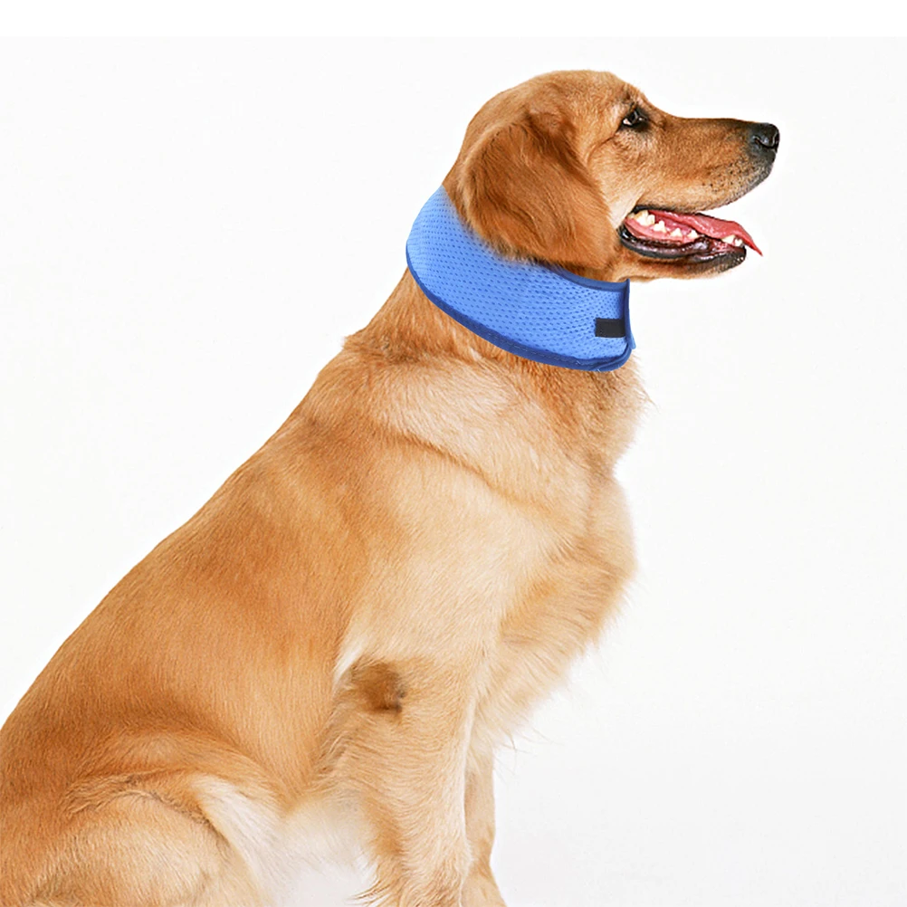 

Dog Cold Necklace Cooling Collar Bandana Dogs Wraps Summer for Bandanas Scarf Collars