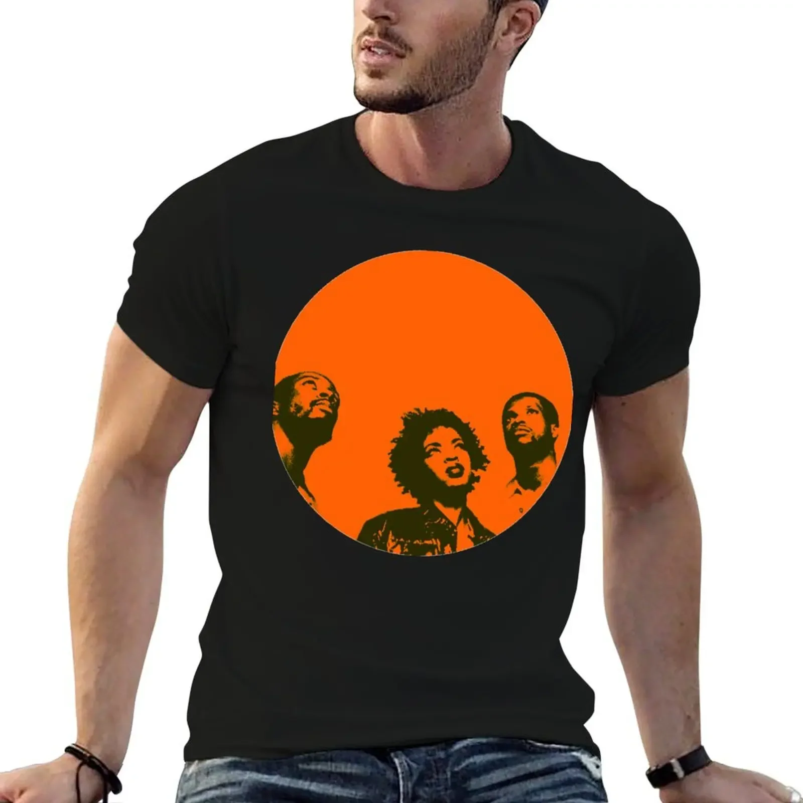 

Fugees Minimal Sticker T-Shirt clothes rapper graphic tees oversized t shirt plain white t shirts men