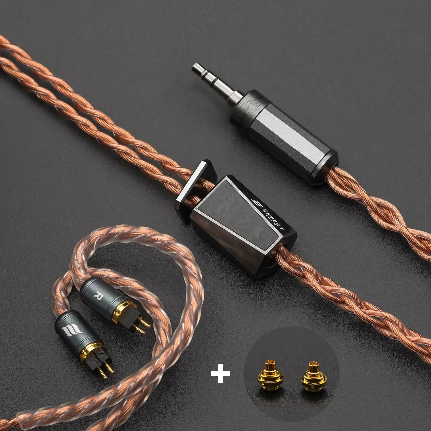 

Effect Audio Signature Series ARES S Earphone Cable ConX 2Pin 0.78 /MMCX Connector With Swappable Termination Plugs 2.5/3.5/4.4