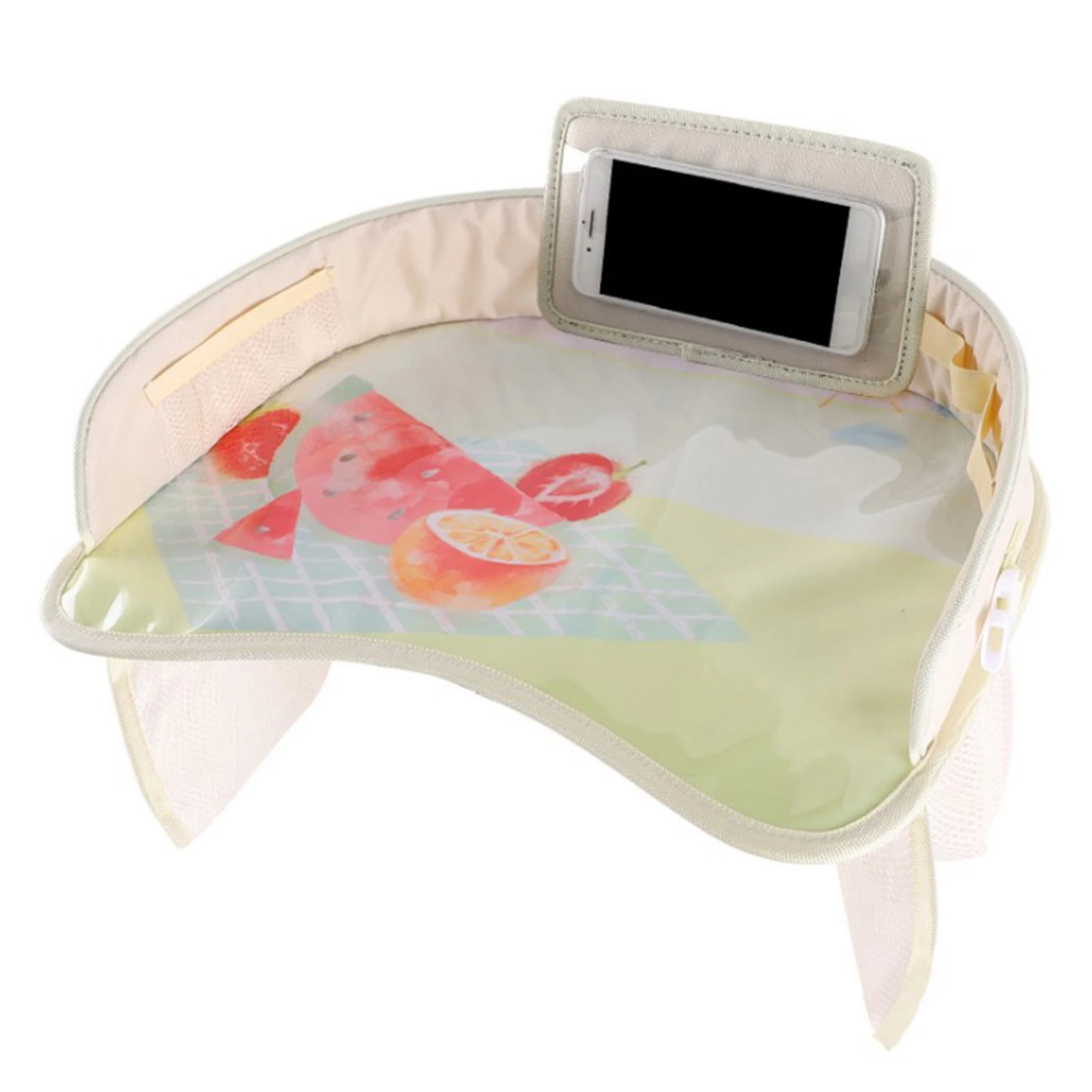 

Поднос для стола автокресла, детский дорожный поднос, детский дорожный поднос, многоцелевой безопасный портативный водонепроницаемый поднос для стола автокресла для внутреннего автомобиля Tra