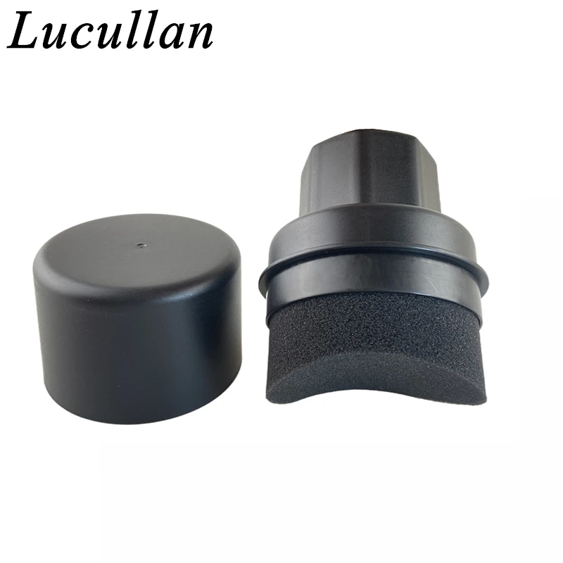 

Lucullan 3 Inch Car Detailing Tire Shine Dressing Sponge BLACK Plastic Case Hex Grip Car Wax Applicators