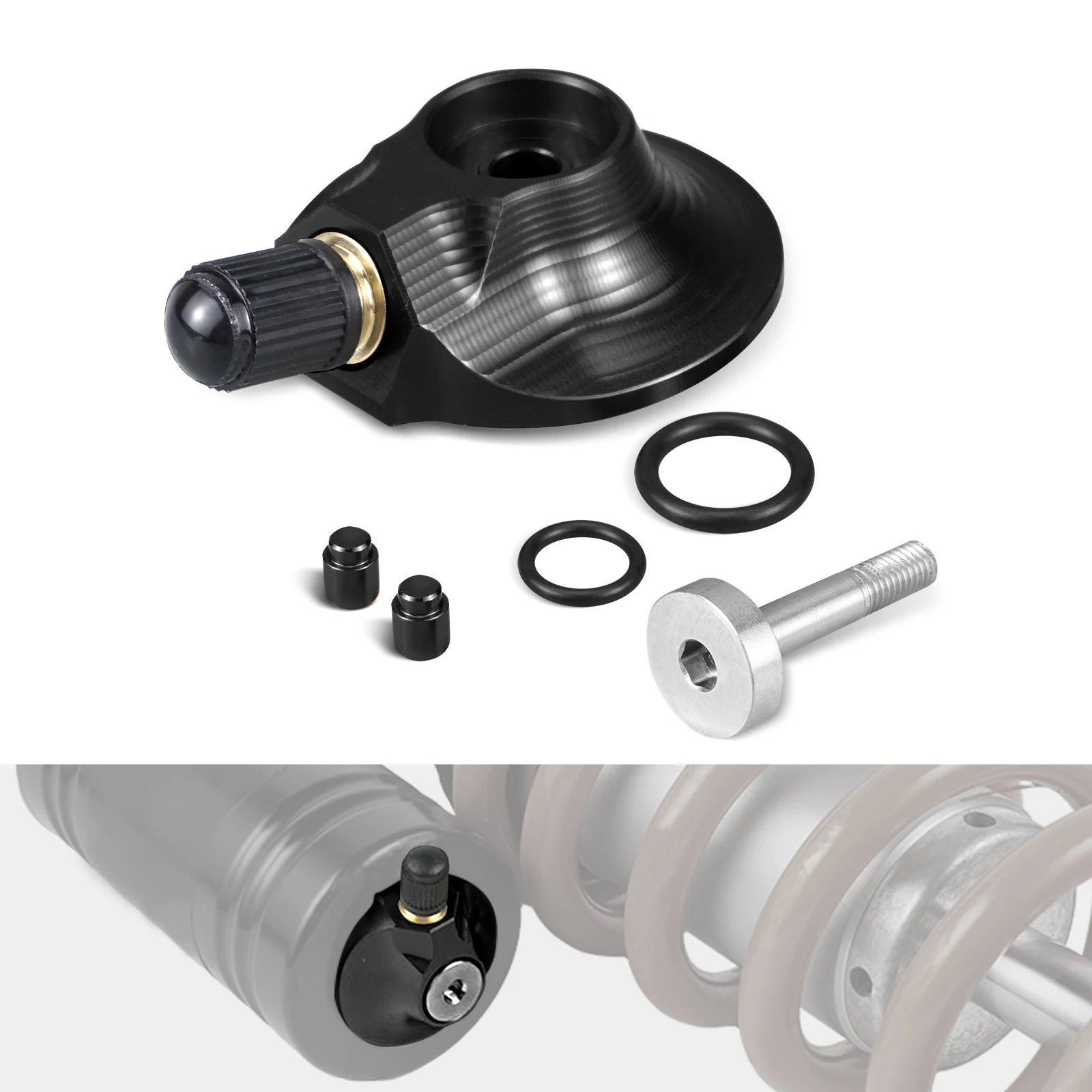 For Husqvarna TE 300 2014-2016 TE 300i 2017-2022 58mm 64mm WP Rear Suspension Gas Valve TC FC TE FE TX FX 85 125 150 250 300 450
