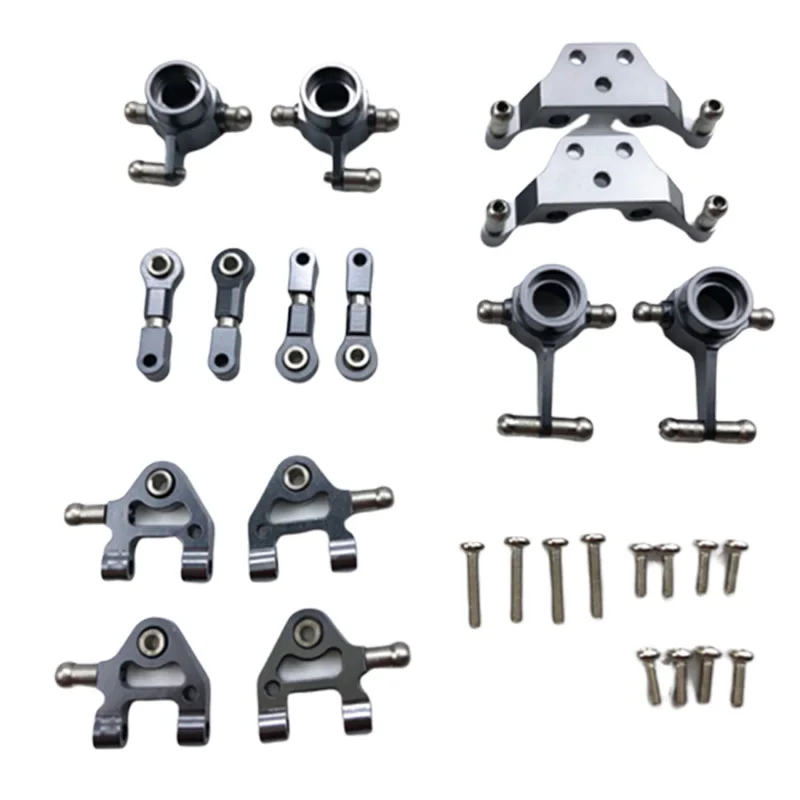 Metal Upgraded Parts Steering Cup Swing Arm Plate Set for P929 P939 K969 K979 K989 K999 1/28 RC