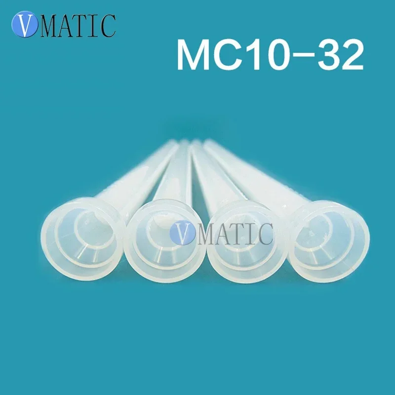 Free Shipping High Quality Plastic Resin Static Mixer MC 10-32 Mixing Nozzles For Duo Pack Epoxies (White Core)