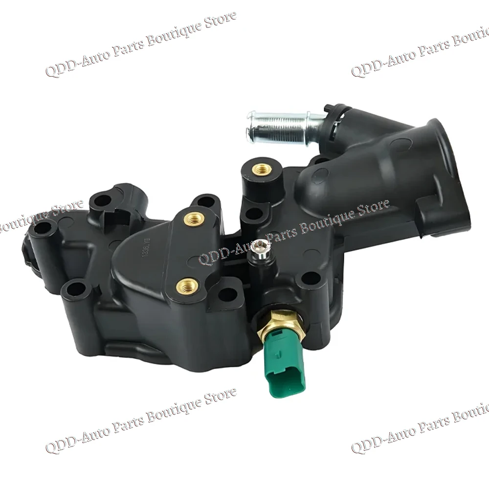 1336.Y8 1336Y8 1336.P9 1336P9 9654775080 FOR CITROEN C2 C3 PEUGEOT 206 207 307 1007 1.1 1.4 Thermostat Housing Water Flange view 6
