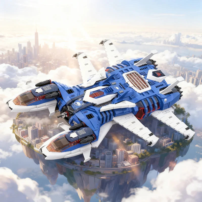 

6543pcs MOC Deep Freeze Defender Space Ice Planet Model Building Blocks Creative DIY Gift Display Decor Assemble Premium Adult