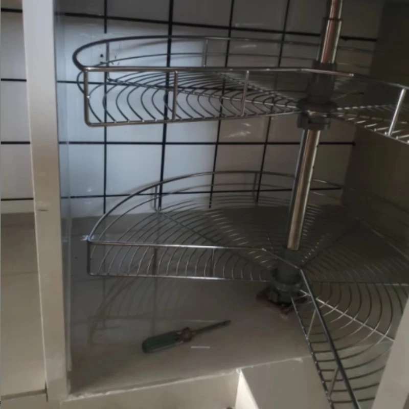 

Round stainless steel rack cabinet corner turn 270 degrees