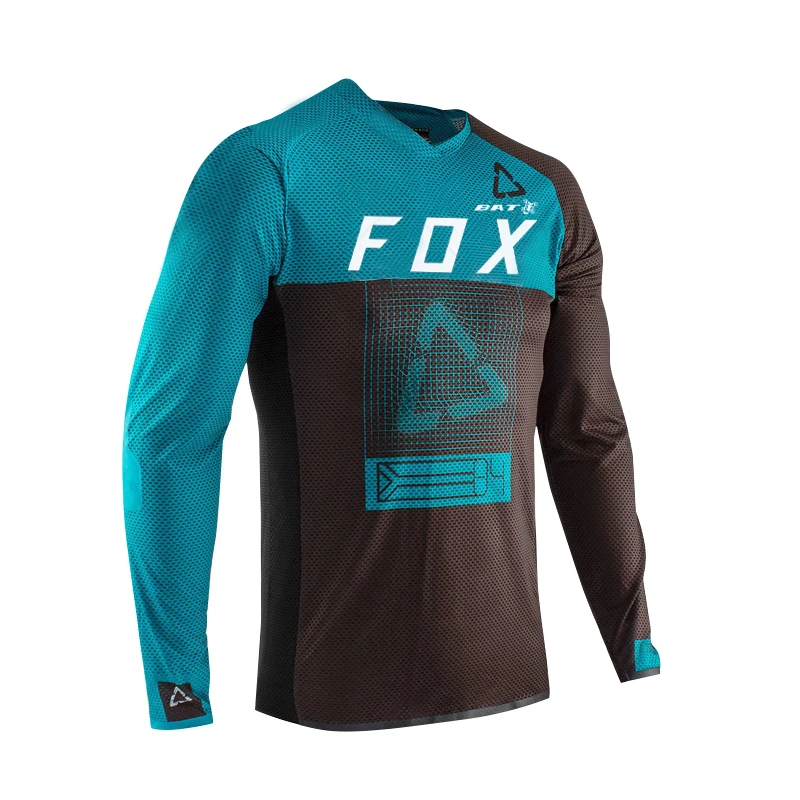 BAT FOX MTB Jersey Downhill Jersey Mountain Bike Shirt Camiseta Motocross T-Shirt Quick-Dry Enduro Off-Road Man Cycling Maillot