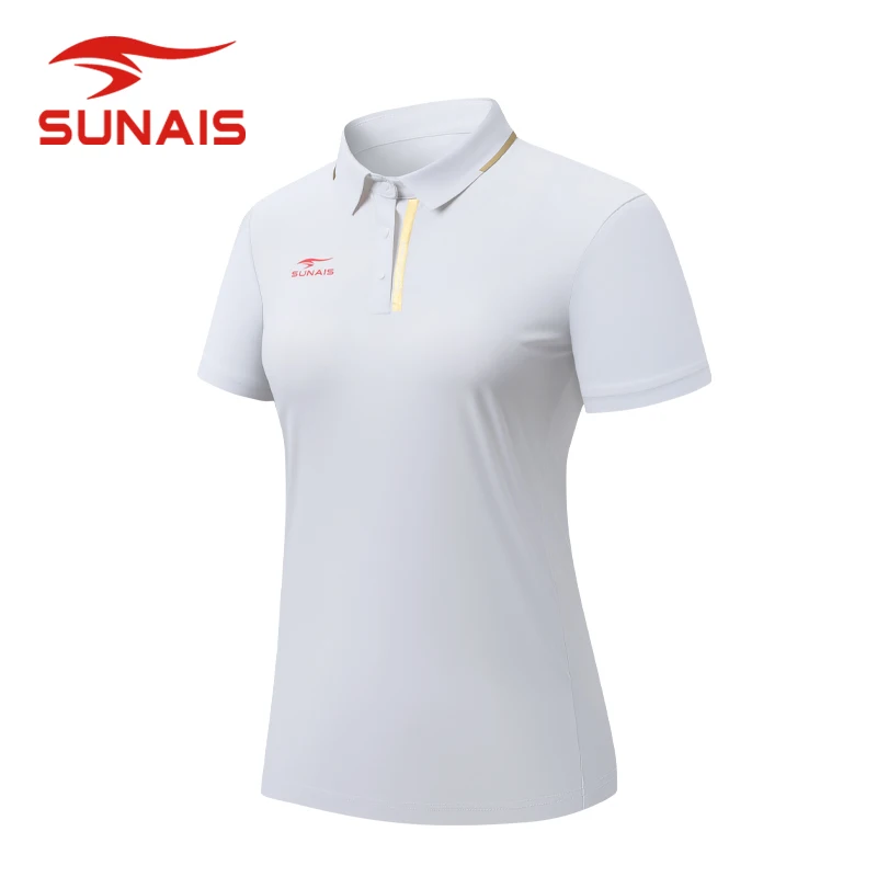 

SUNAIS Women's Quick Dry Polo Shirt Cooling Breathable Outdoor Casual Business Short Sleeve Top 630620